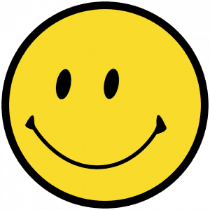 Yellow Happy5 smiley face
